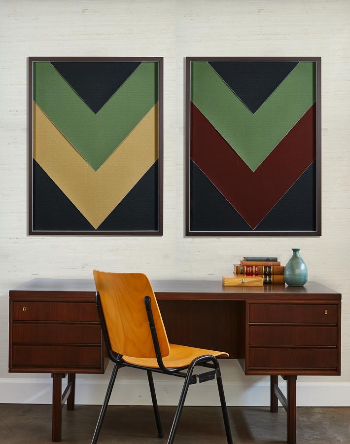 Artshoppe Forest Chevron