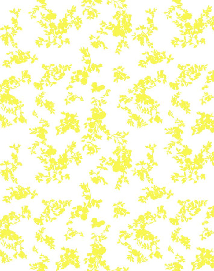 'Françoise Floral' Wallpaper by Clare V. - Yellow