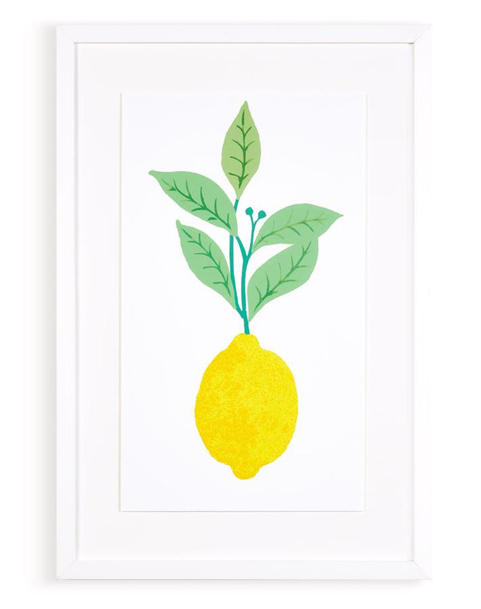 'Fresh Lemon' Framed Art by Nathan Turner