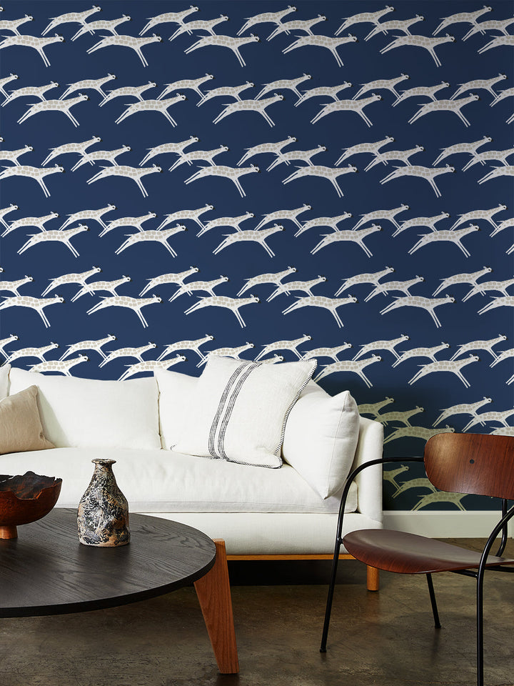 galloping-giraffes-wallpaper-by-tea-collection-navy