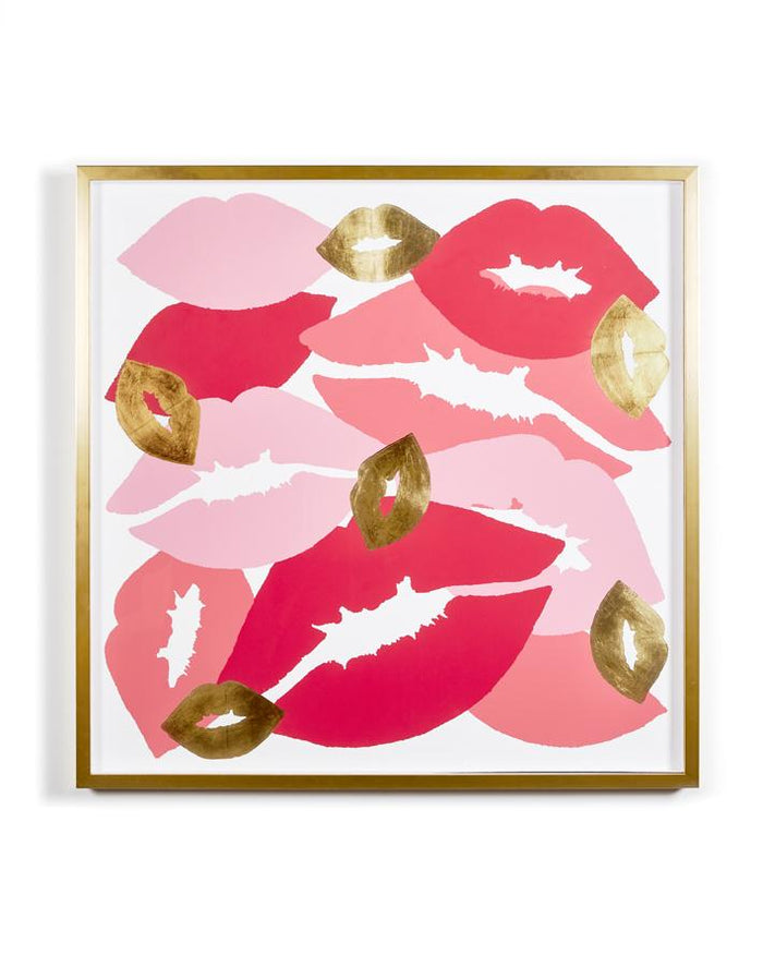 'Golden Kisses' Framed Art by Nathan Turner