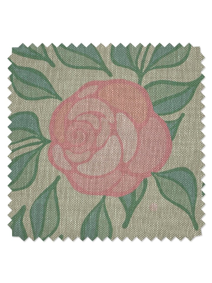 fabric by the yard groovy flroal pistachio