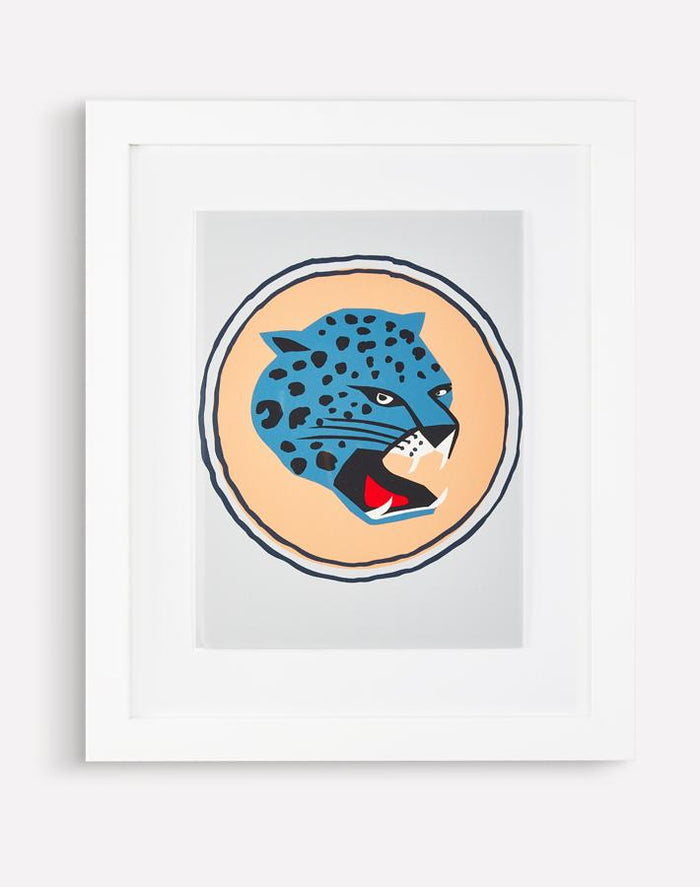 'Jaguar Seal' Framed Art by Tea Collection