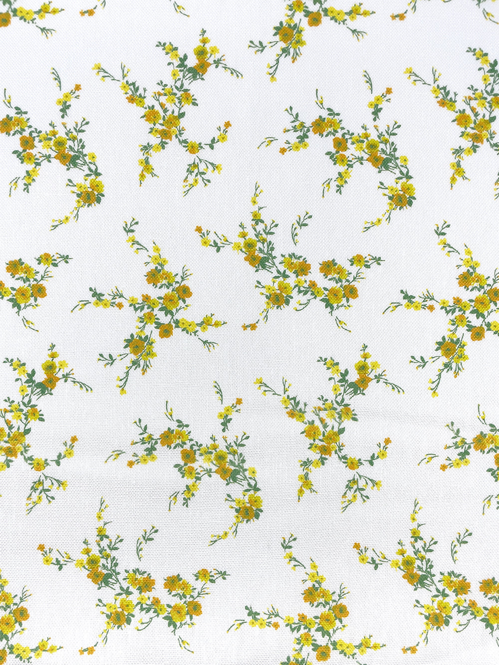 fabric by the yard jolene daffodil on linen
