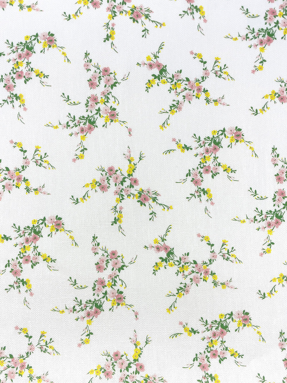 fabric by the yard jolene lemon pink on linen