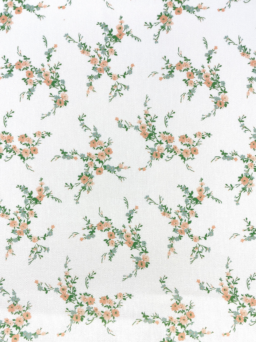 fabric by the yard jolene peach on linen