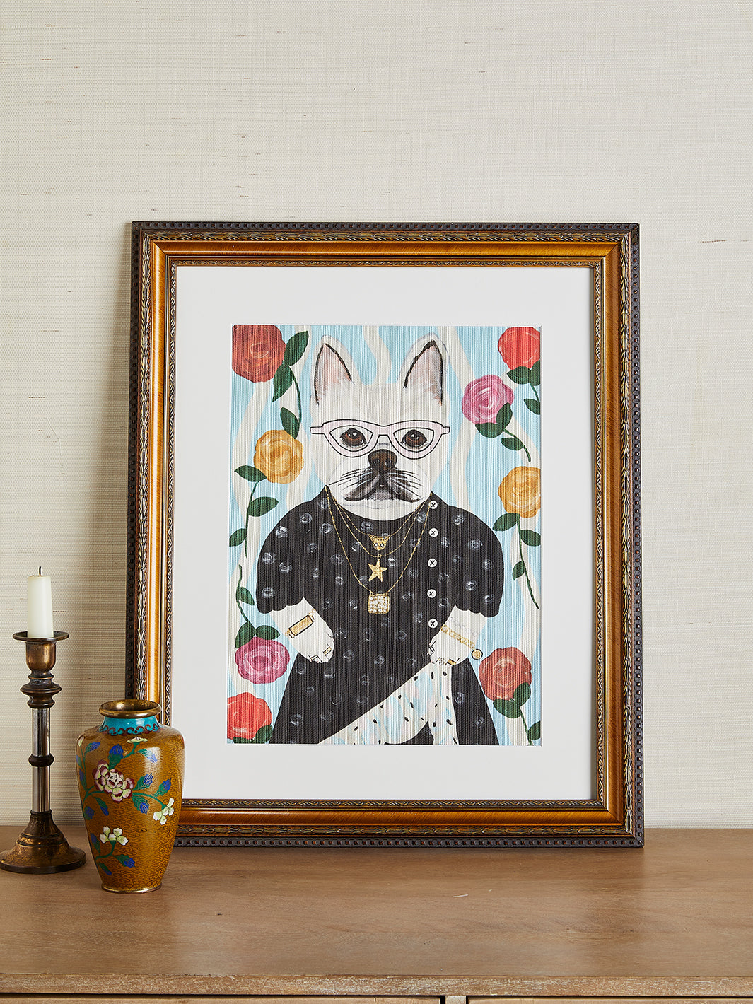 'New Glasses' by Carly Beck Art Print