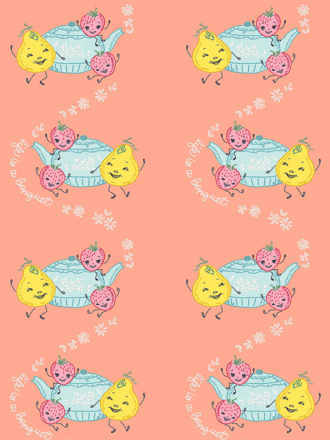 life-is-a-banquet-scroll-wallpaper-by-lingua-franca-coral