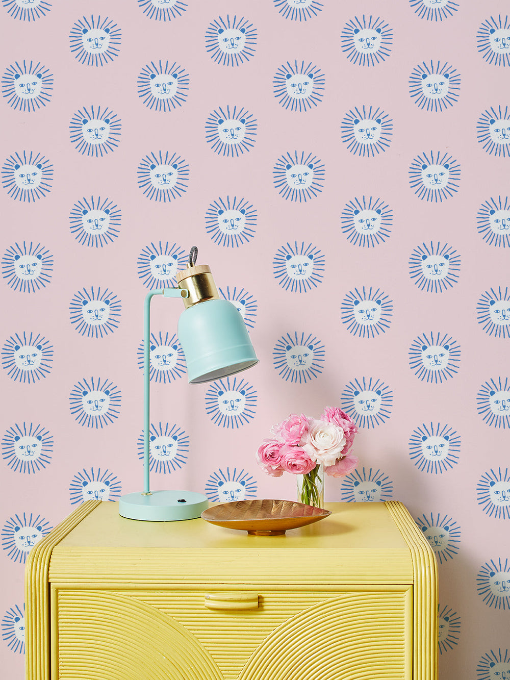 lions-head-wallpaper-by-tea-collection-cerulean