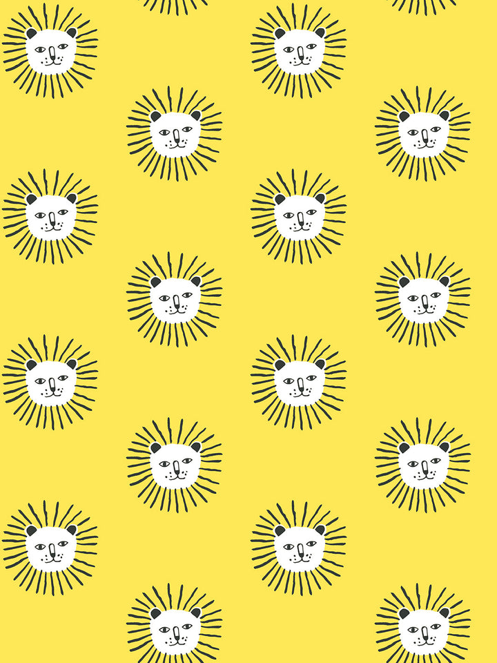 lions-head-wallpaper-by-tea-collection-daffodil