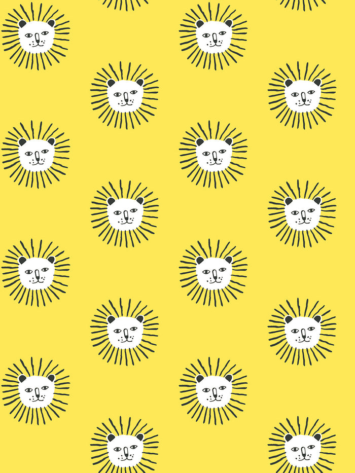 'Lion's Mane' Wallpaper by Tea Collection - Daffodil