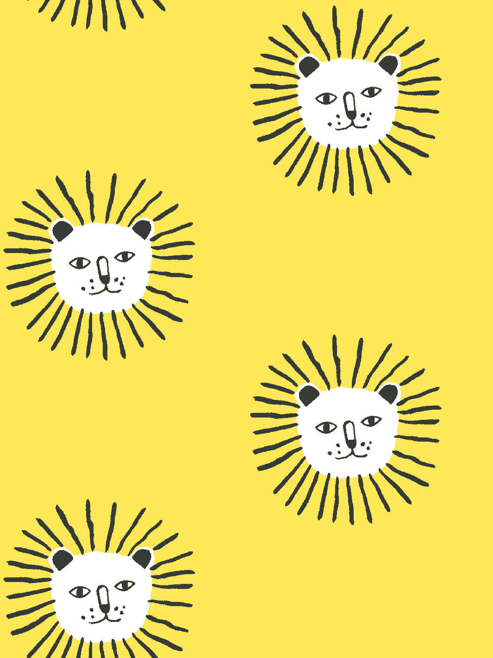 lions-head-wallpaper-by-tea-collection-daffodil
