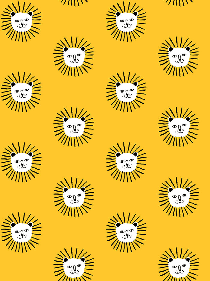 'Lion's Mane' Wallpaper by Tea Collection - Marigold