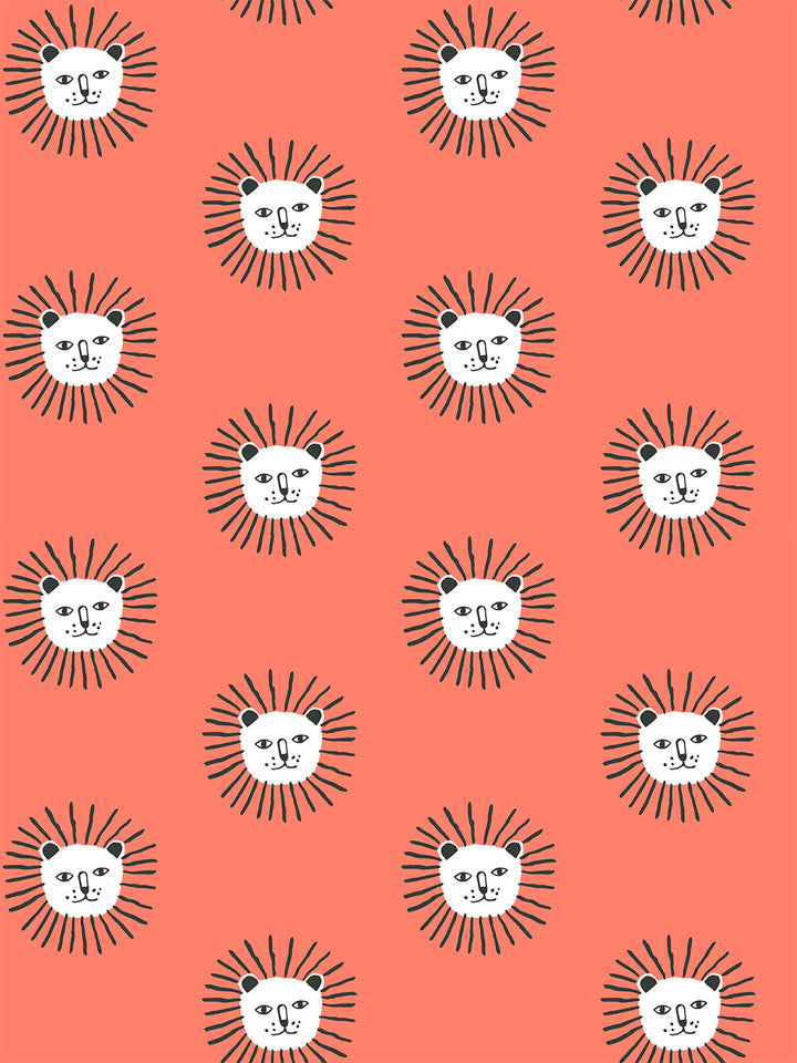 lions-head-wallpaper-by-tea-collection-watermelon