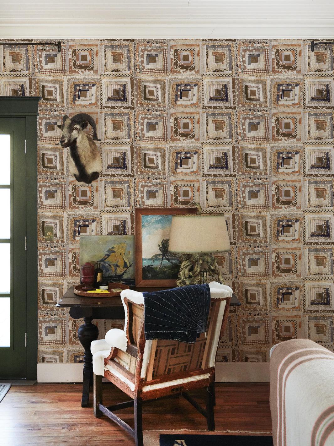 Log Cabin Wallpaper Walls
