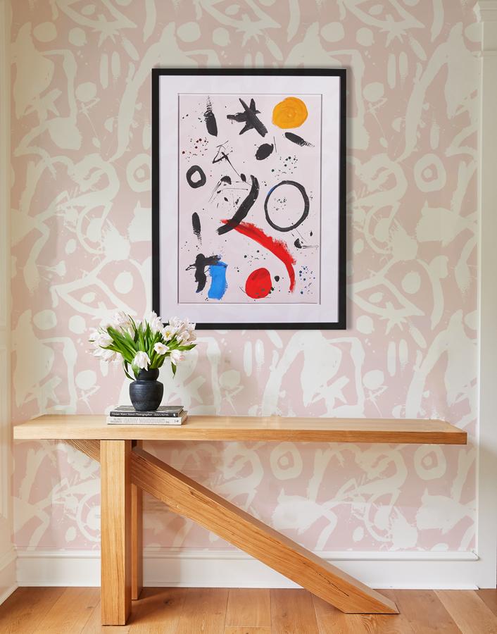 Artshoppe Marguerite Mural Pink by Chris Benz