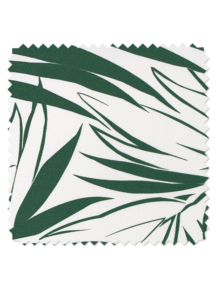 fabric by the yard majesty palm green on linen