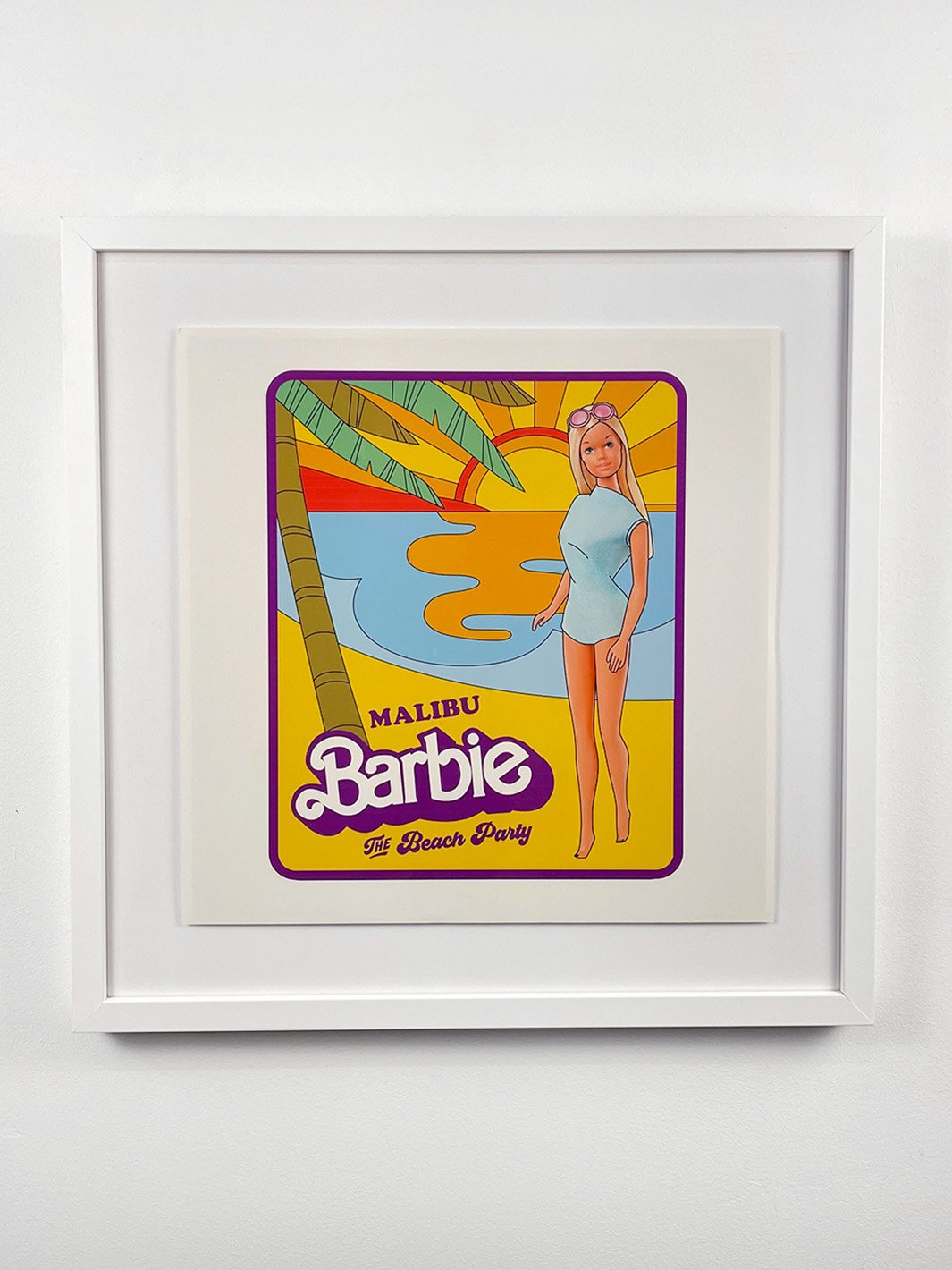 Artshoppe | Malibu Barbie™ The Beach Party 2 Art Barbie™ Wall & Decor | Art by Wallshoppe