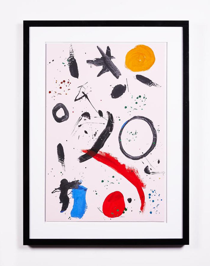 'Pink 'Marguerite Mural' Framed Art by Chris Benz