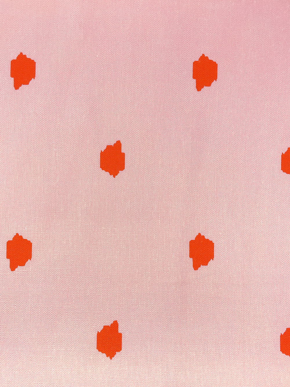 fabric by the yard medina dot shell on linen