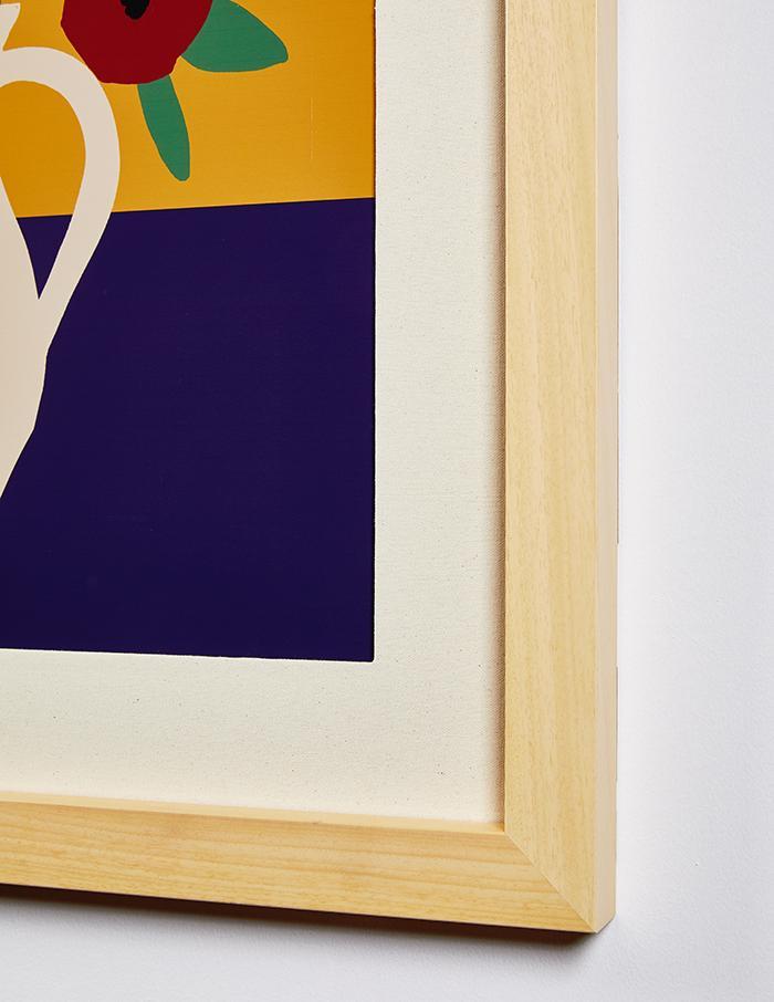 Artshoppe Midcentury Flower Vase Framed Wall Art | Art by Wallshoppe