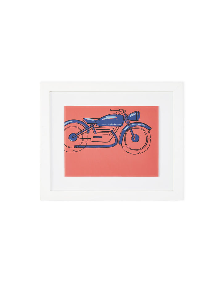'Motorcycle' Framed Art by Tea Collection