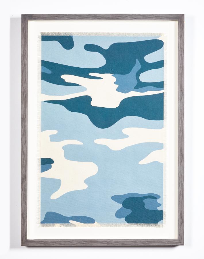Artshoppe Navy Blue Camo by Nathan Turner