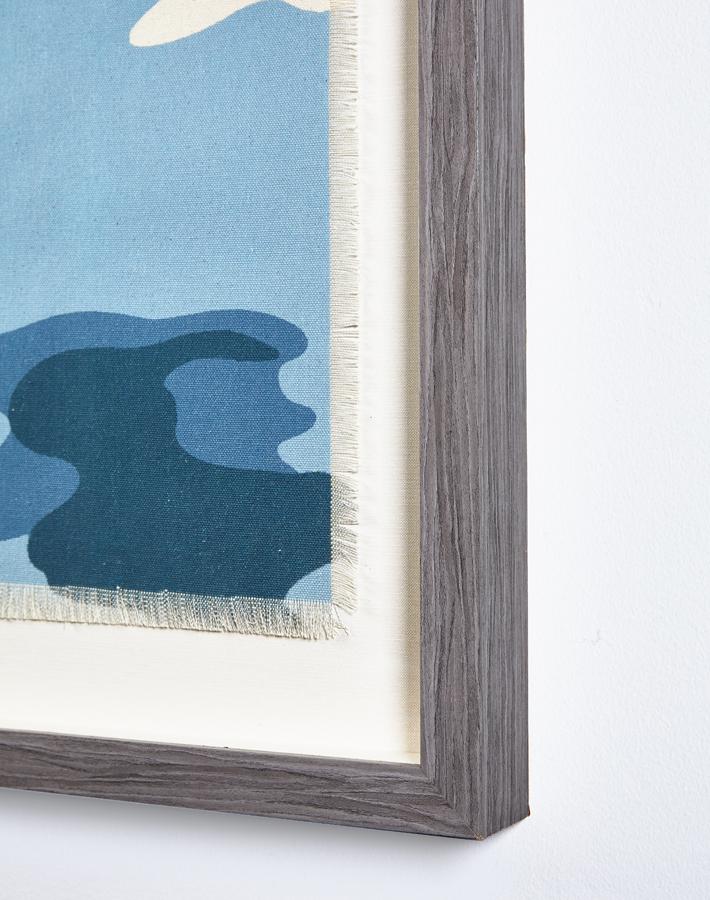 Artshoppe Navy Blue Camo by Nathan Turner