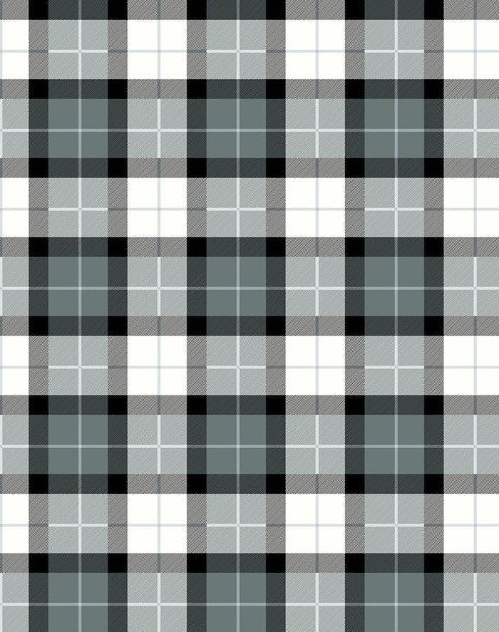Papier peint « Oban Plaid » par Wallshoppe - Onyx