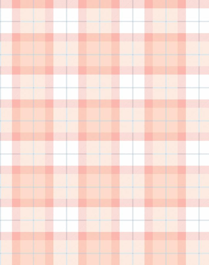 Papier peint « Oban Plaid » par Wallshoppe - Pêche