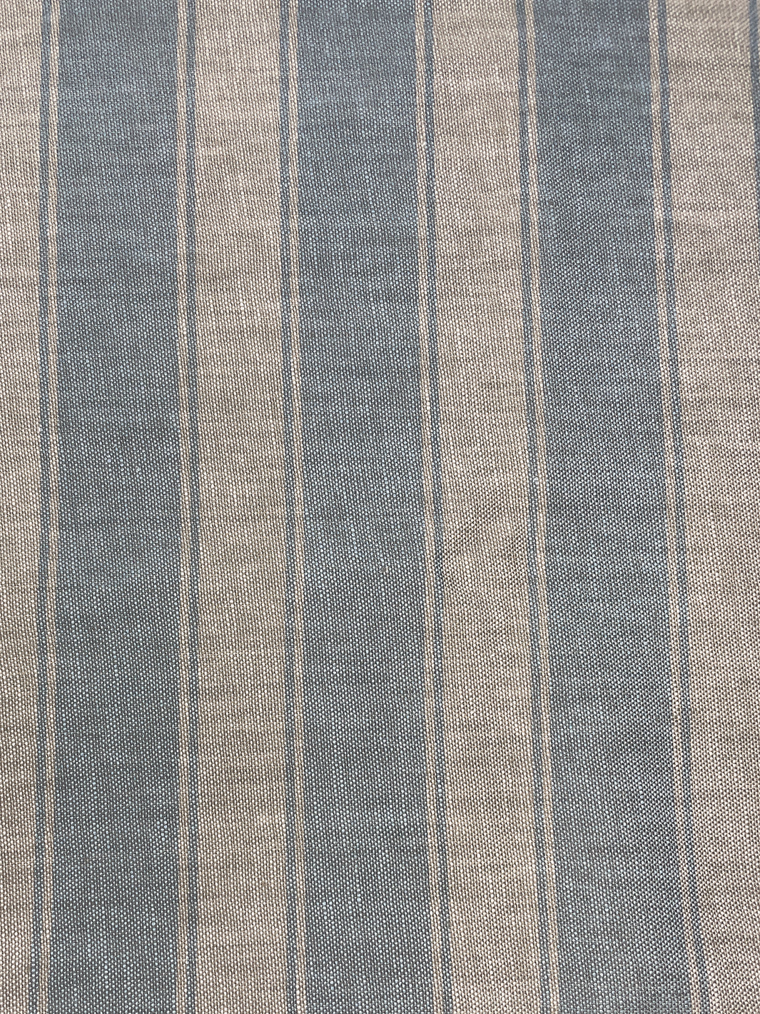 fabric by the yard ojai stripe baby blue on flax linen