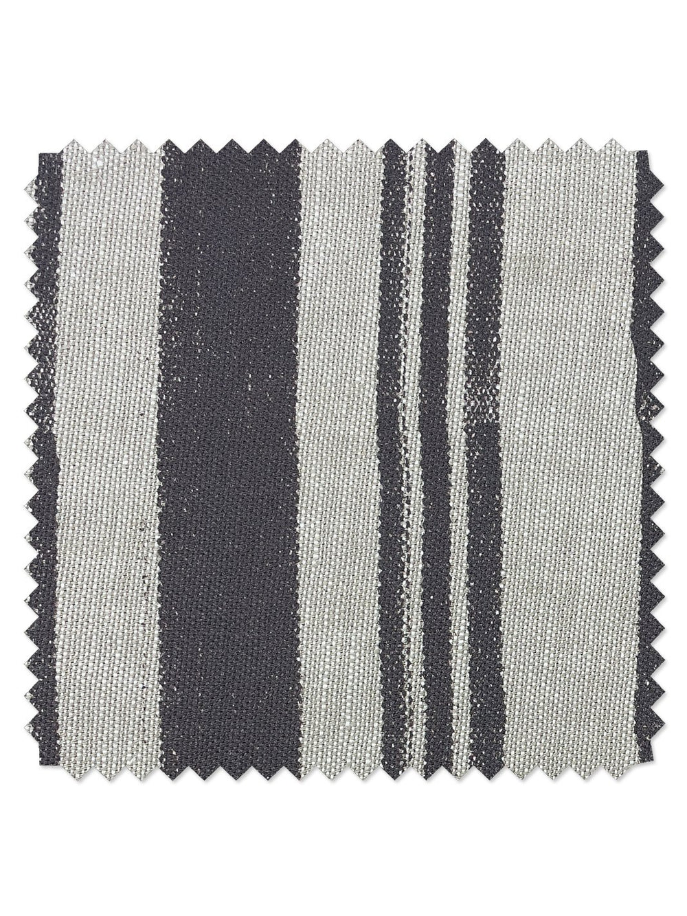 fabric by the yard painted stripes chocolate on raw canvas