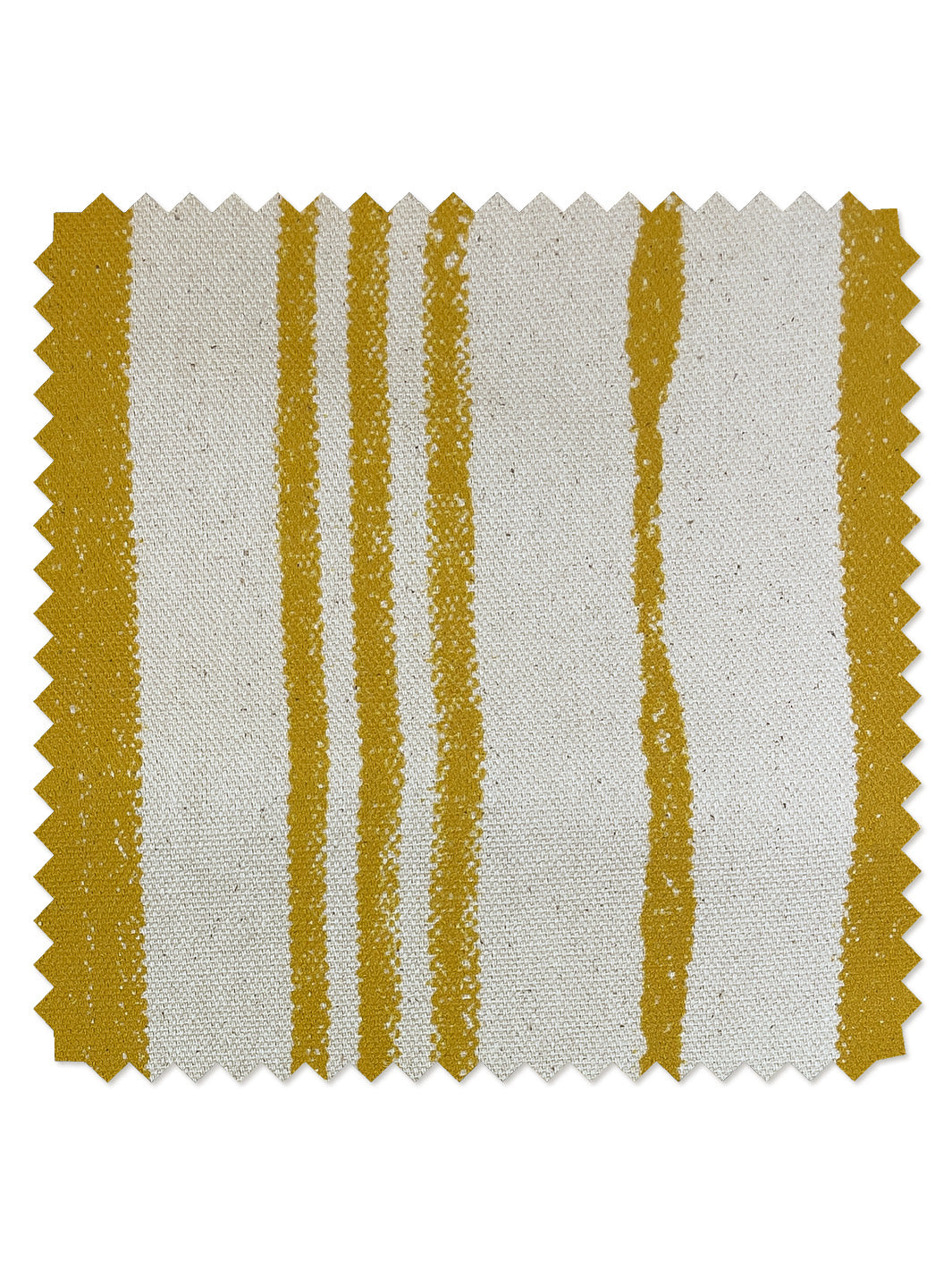 fabric by the yard painted stripes gold on raw canvas