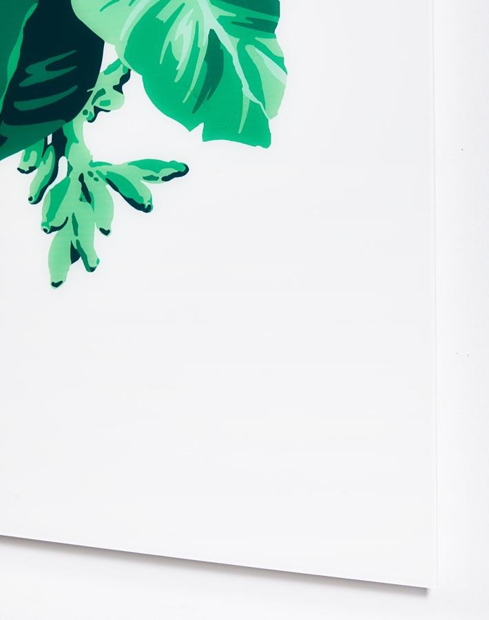 tropical palm large on acrylic