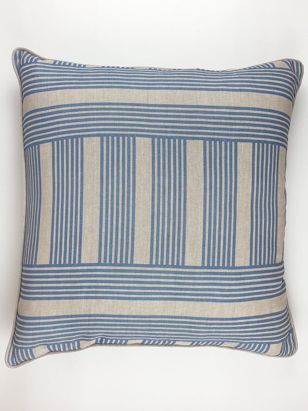 fabric by the yard roman holiday grid blue