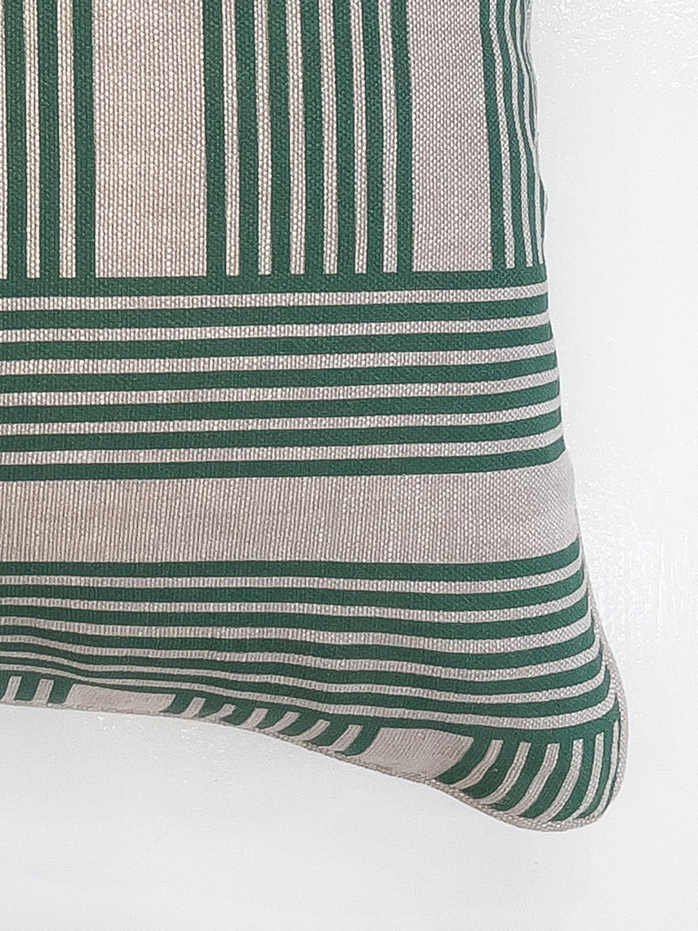 roman holiday grid throw pillow by barbie green