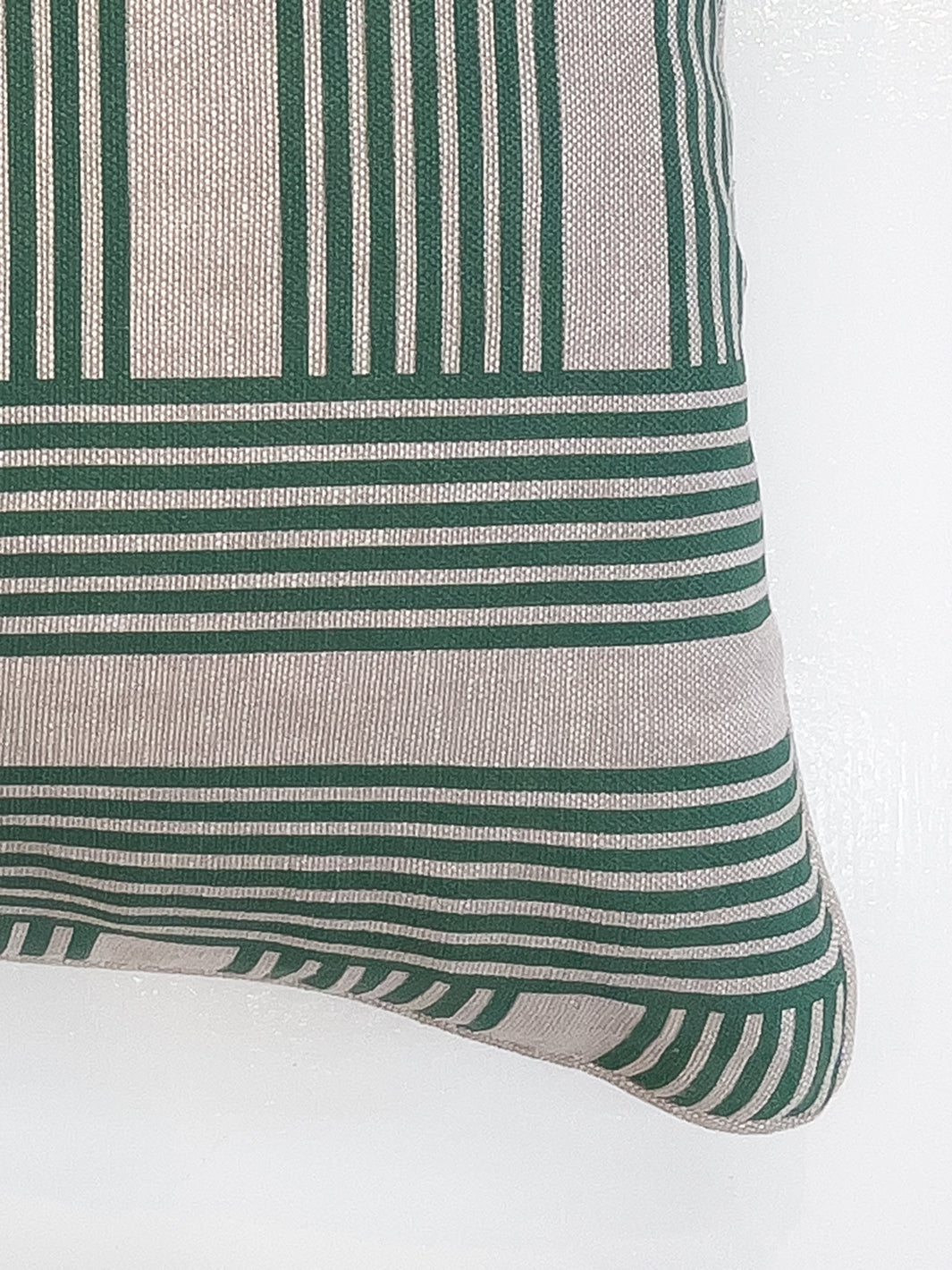 roman holiday grid throw pillow by barbie green