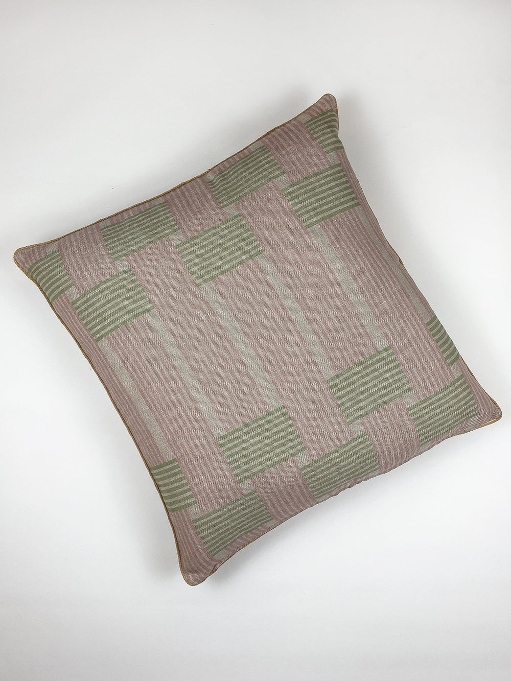 fabric by the yard roman holiday woven pink green