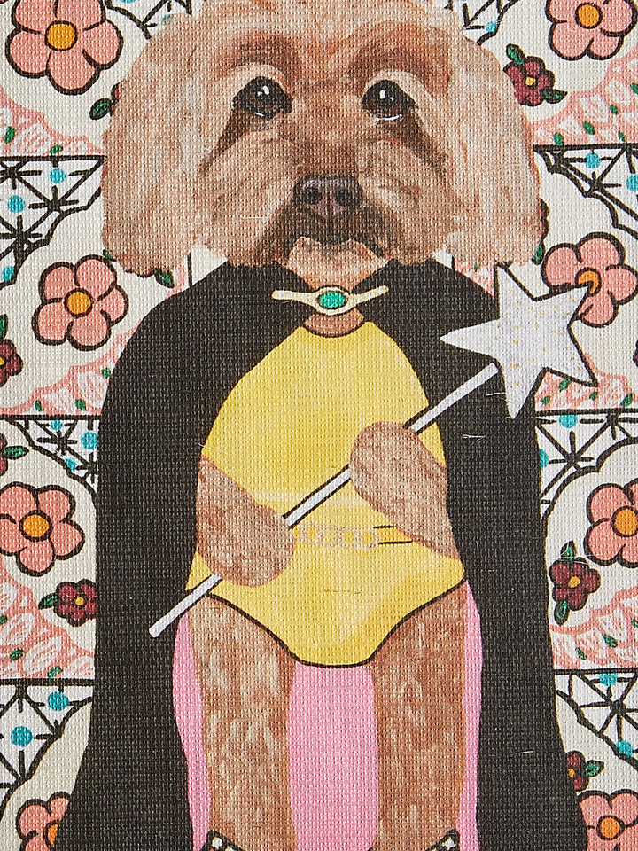 'Playing Dress Up In The Powder Room' by Carly Beck Art Print
