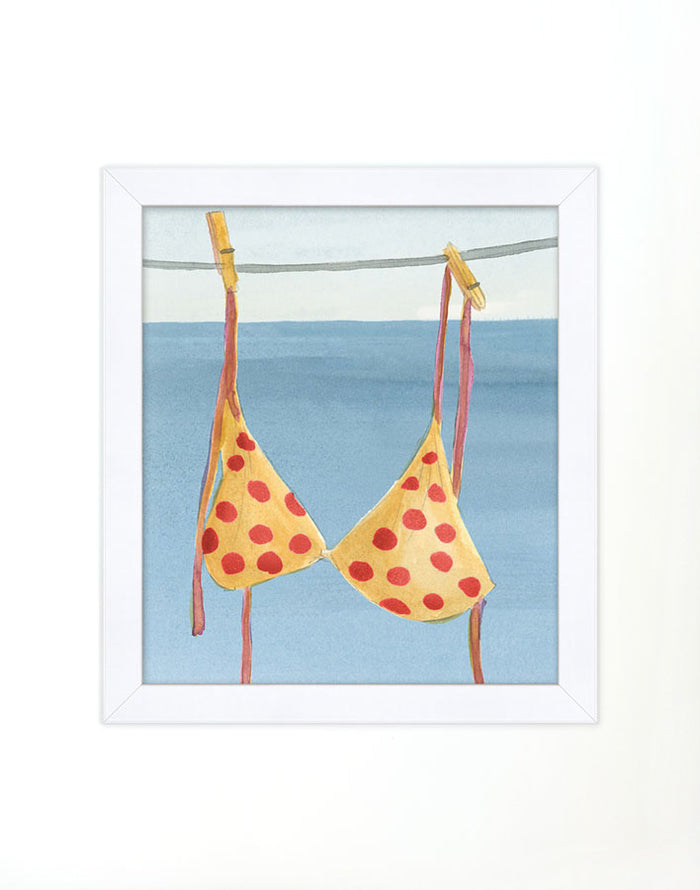 'Polka Dot Bikini' Framed Art by Nathan Turner