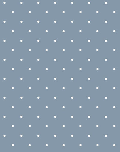 'Polka Dot' Wallpaper by Sugar Paper - French Blue