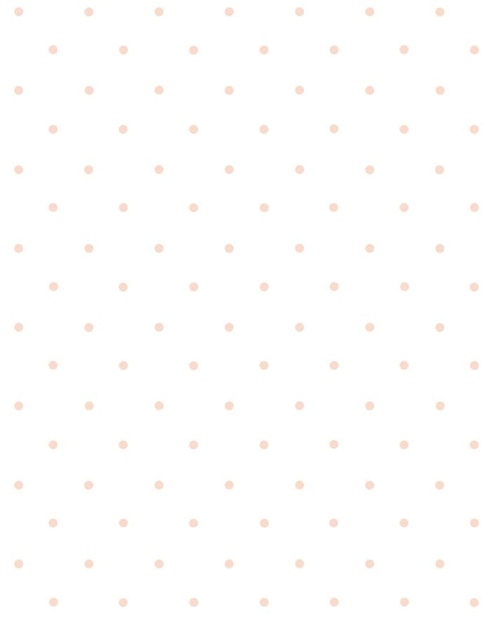 Papier peint « Polka Dot » par Sugar Paper - Rose sur blanc