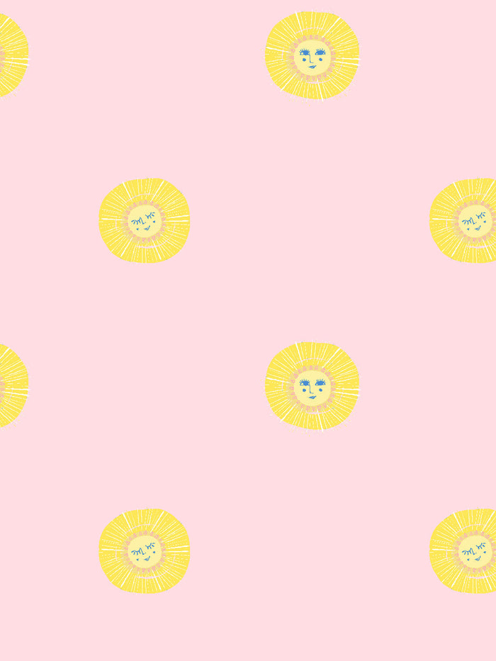 'Rising Sun' Wallpaper by Tea Collection - Ballet Slipper