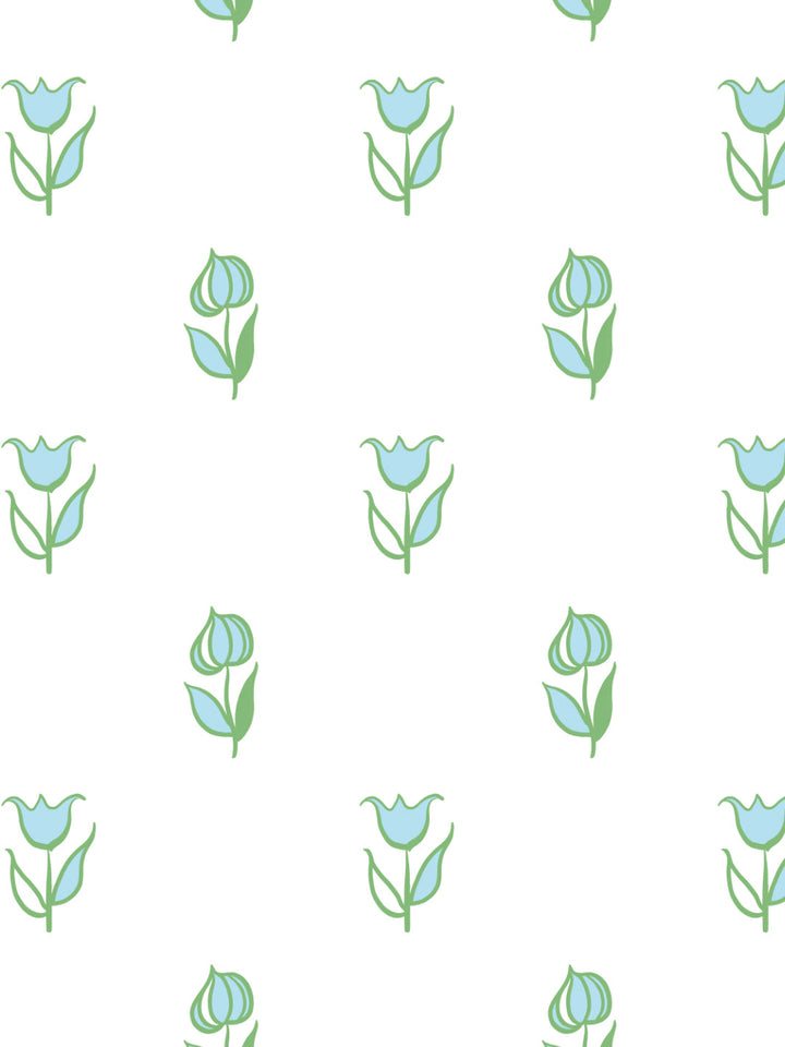 ritas-flowers-wallpaper-by-lingua-franca-green-blue