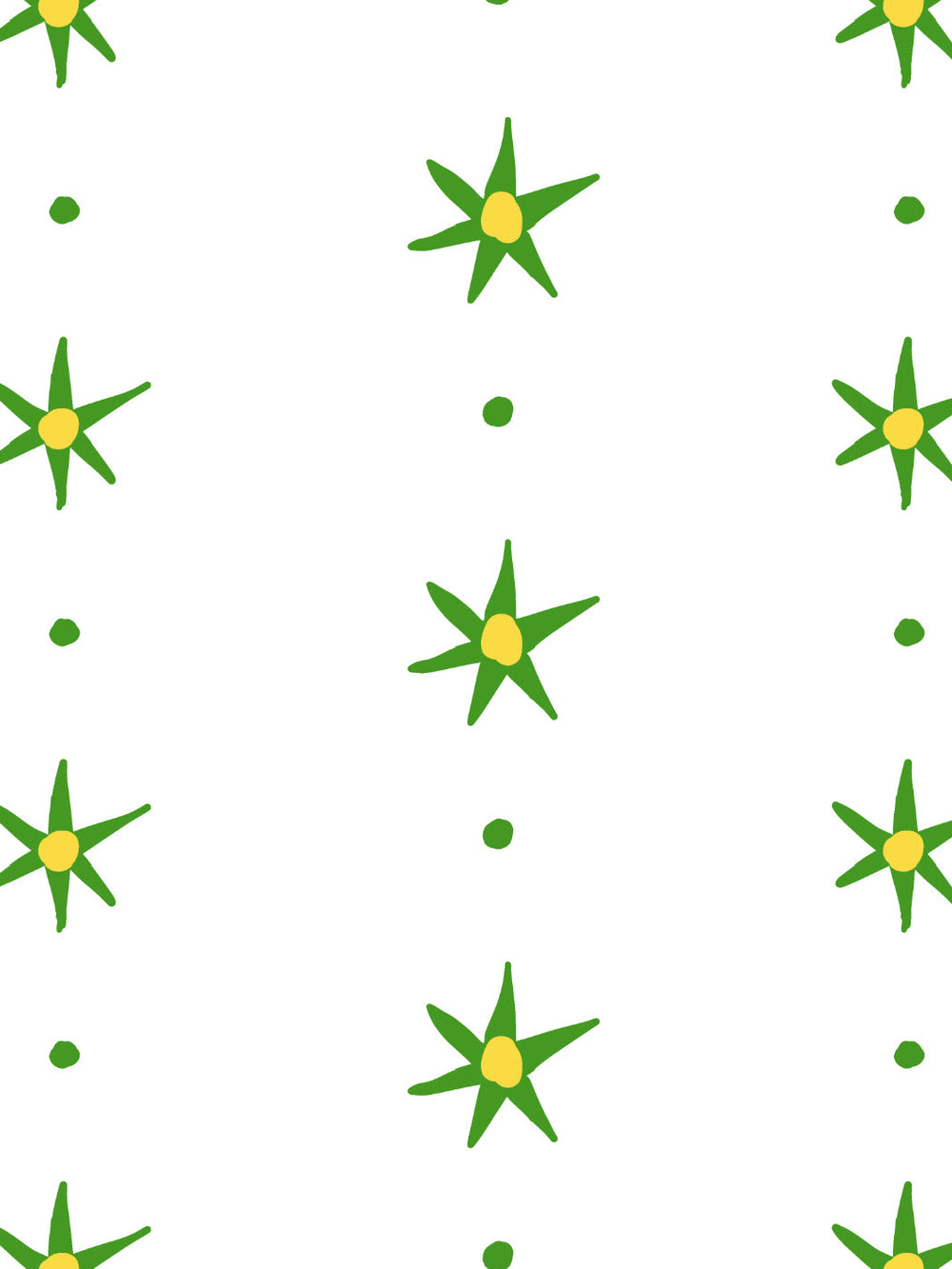 ritas-stars-wallpaper-by-lingua-franca-green-gold