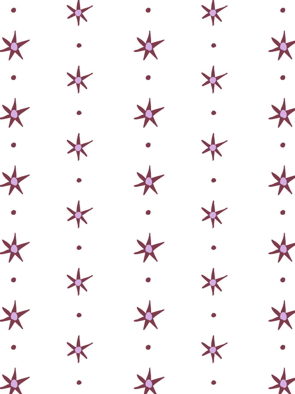 ritas-stars-wallpaper-by-lingua-franca-maroon-lilac