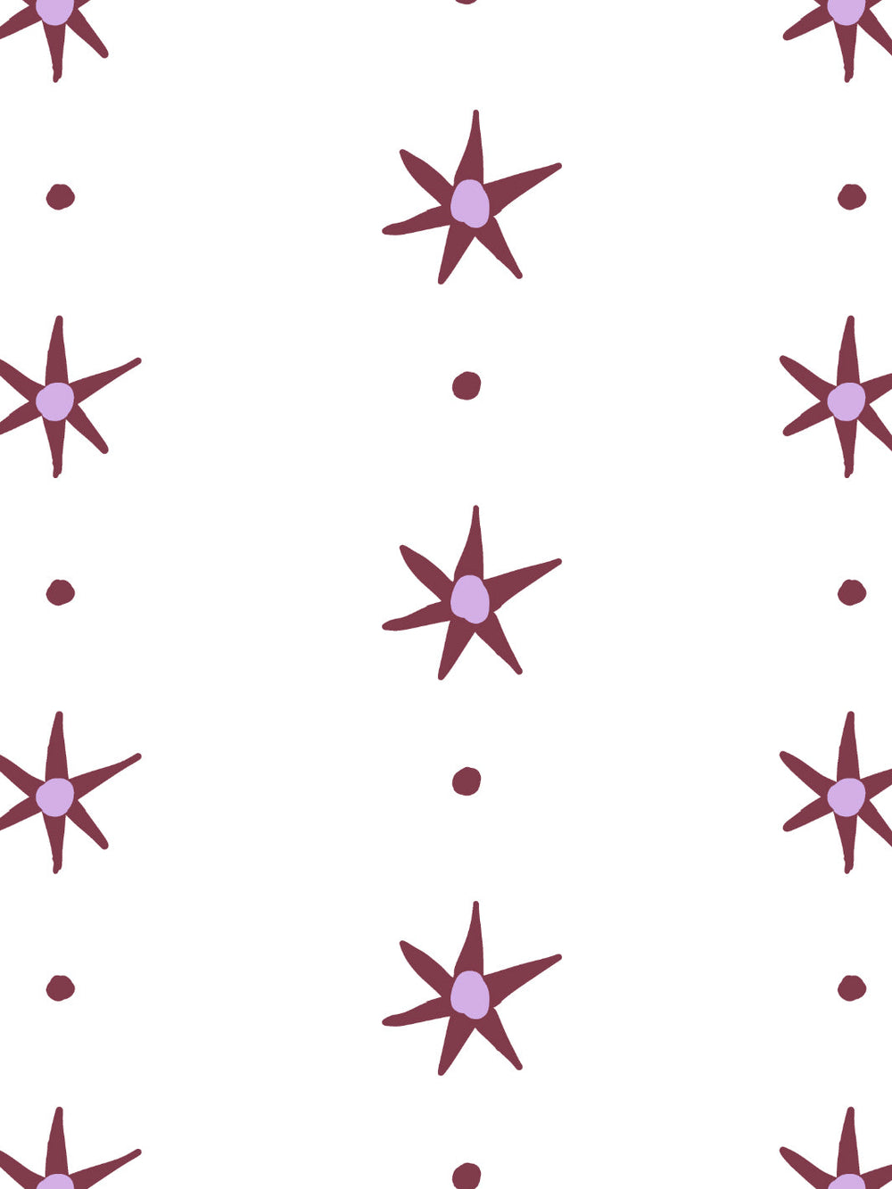 ritas-stars-wallpaper-by-lingua-franca-maroon-lilac