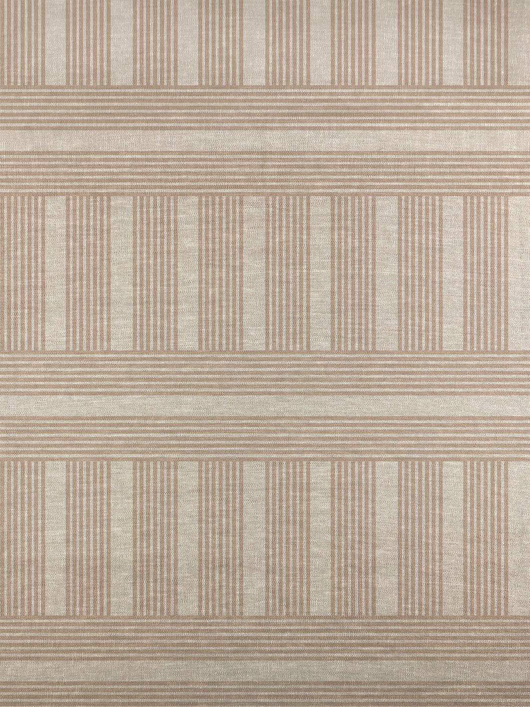 fabric by the yard roman holiday grid taupe