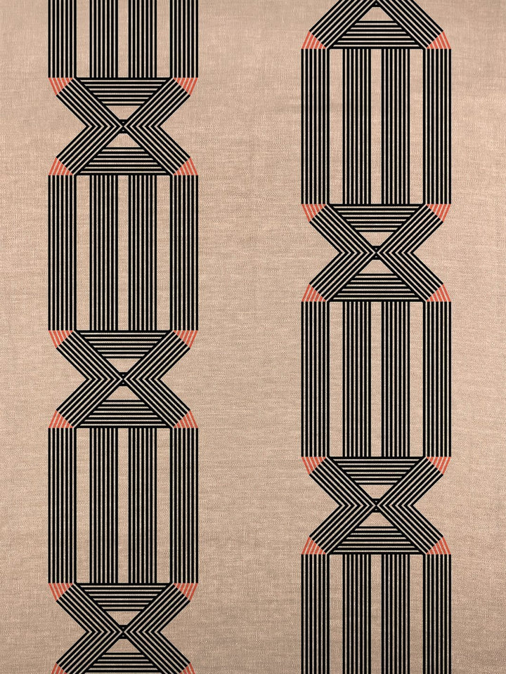 fabric by the yard roman holiday key peach