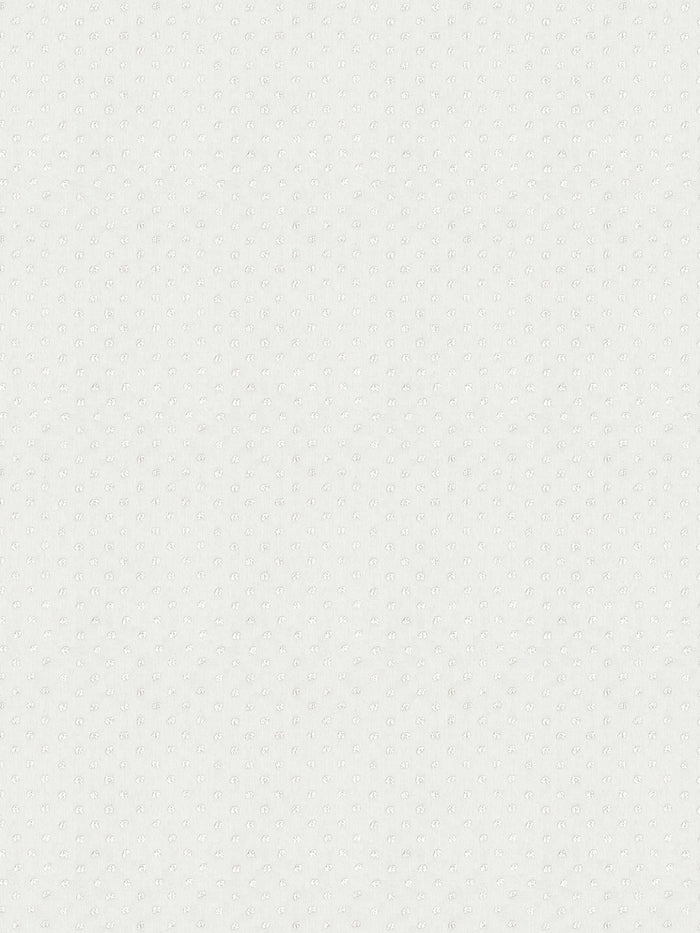 'Dotted Swiss' Wallpaper by Sarah Jessica Parker - Silver
